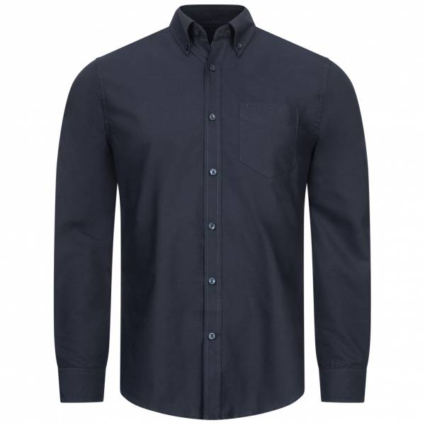 BEN SHERMAN Oxford Men Long-sleeved Shirt 0076260-DARK NAVY
