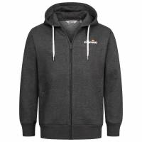 ellesse Klemerio Full Zip Hombre Sudadera con cremallera y capucha SOP23857-Gris oscuro