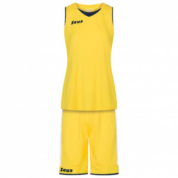 Image of Zeus Kit Flora Donna Maglia da basket con shorts giallo