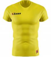 Zeus Fisiko Baselayer Camiseta funcional de manga corta amarillo