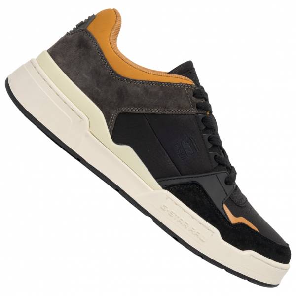 Image of G-STAR RAW ATTACC Low Uomo Camoscio Sneakers 2242 040514 BLK-LGRY