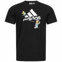 adidas x The Simpsons Snowball Fight Graphic Herren T-Shirt GS6314