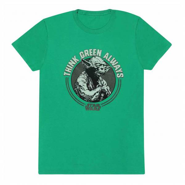 Star Wars Yoda Think Green Men T-shirt SWC06001TSC