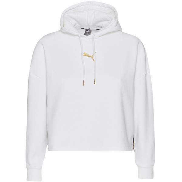 PUMA Metallic Nights Hoodie Damen Kapuzen Sweatshirt 587678-02