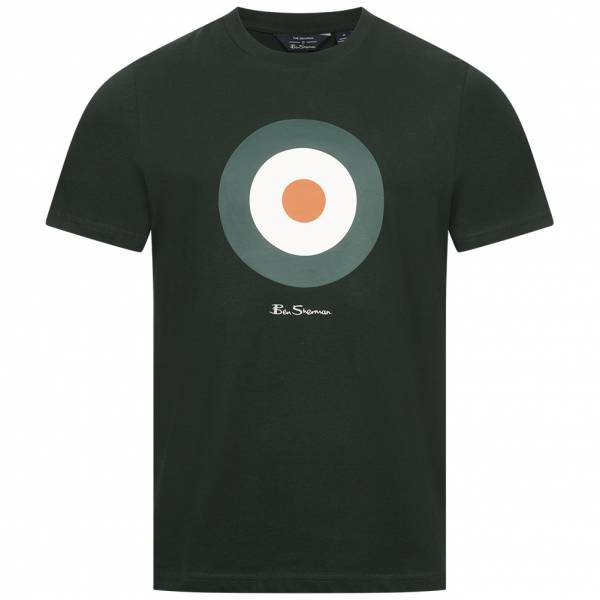 BEN SHERMAN Target Tee Hombre Camiseta 0078052NU-VERDE OSCURO