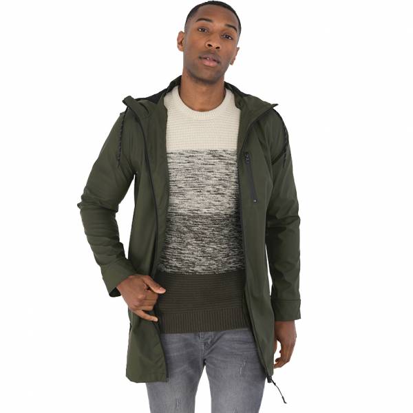 BRAVE SOUL Cheetham Herren Parka MJK-CHEETHAM KHAKI