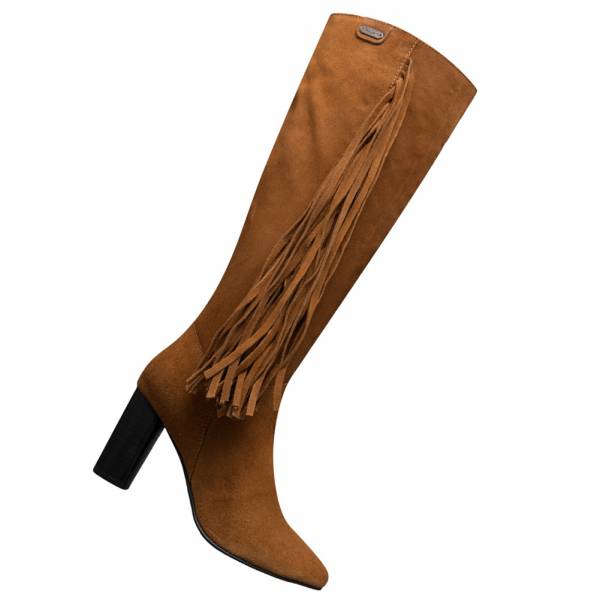 Pepe Jeans Parson Fringers Femmes Bottes en daim PLS50368-859