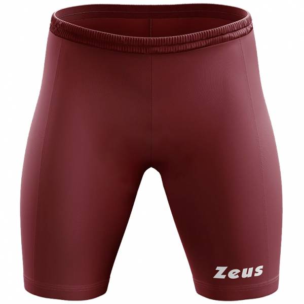 Zeus pantaloncini funzionali elastici Ciclisti rosso scuro