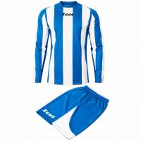 Zeus Kit Zagor Conjunto de fútbol + Pantalones cortos 2 piezas blanco/royal blue