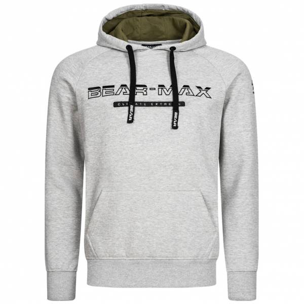 BEAR MAX Kamchatka Hoodie Herren Kapuzen Sweatshirt BTG00012-GRY