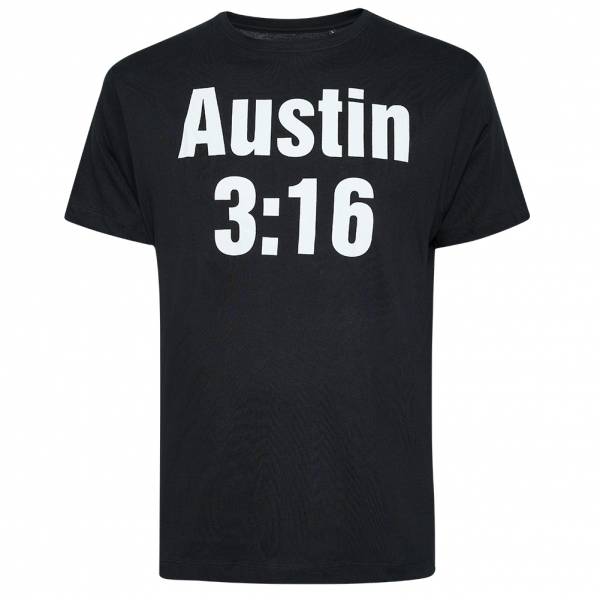 Zapasy WWE Austin 3:16 Mężczyźni T-shirt FBMTS228BLK
