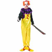 Horror Clown Jumpsuit Herren Kostüm 