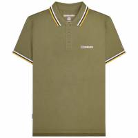Lambretta Triple Tipped Uomo Polo SS1650-KHAKI-WNG