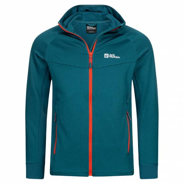Jack Wolfskin HYDRO GRID HOODED Full-Zip Herren Jacke 1710002-4133