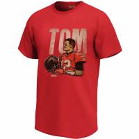 Tom Brady Washed Logo Tampa Bay Buccaneers NFL Hommes T-shirt NFLTS05MR