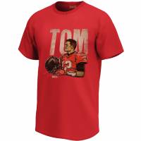 Tom Brady Washed Logo Tampa Bay Buccaneers NFL Heren T-shirt NFLTS05MR