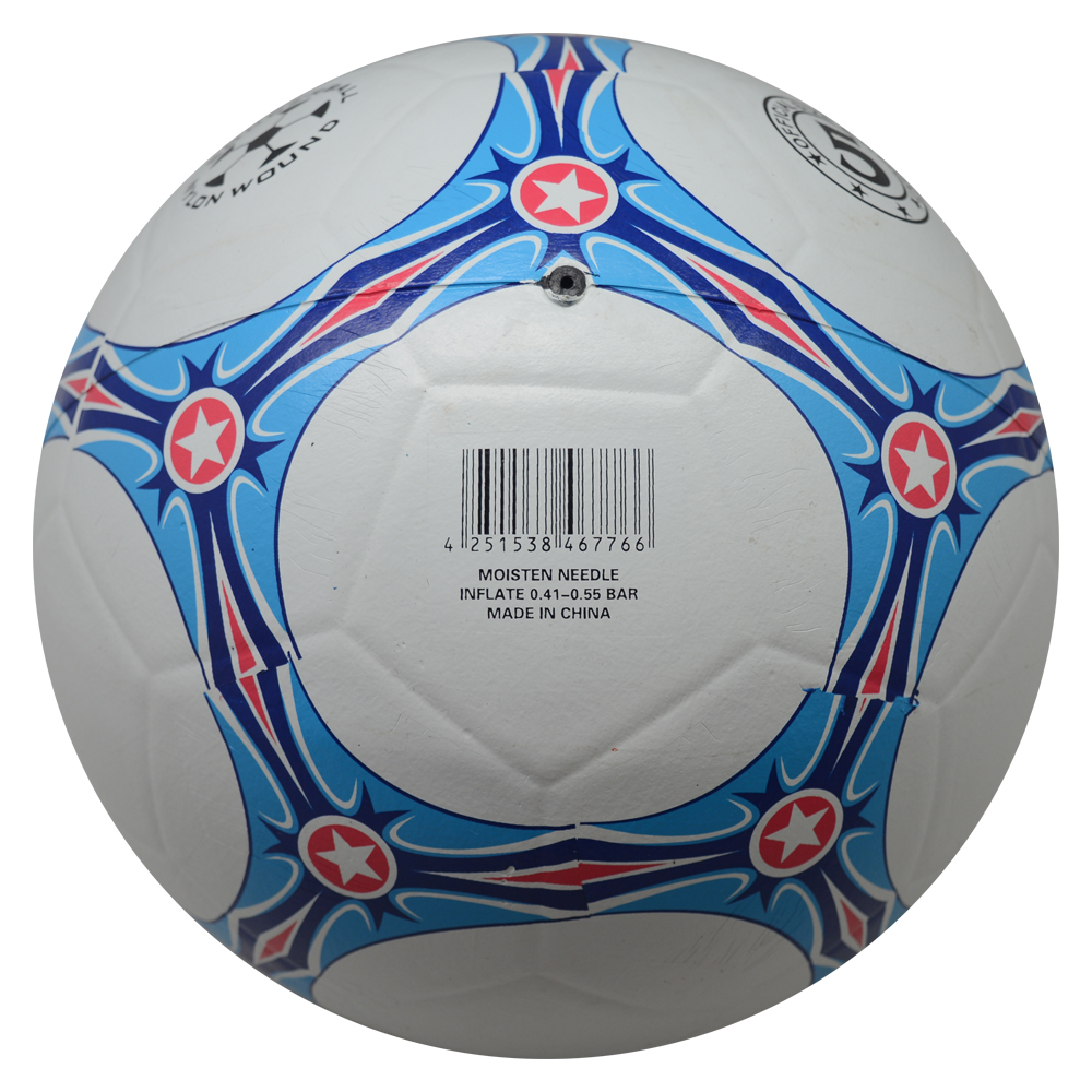 Ballon De Football RESIST'FOOT Taille 5 - Couleur Blanc/noir - Caoutchouc Résistant Pour Entraînement, Match