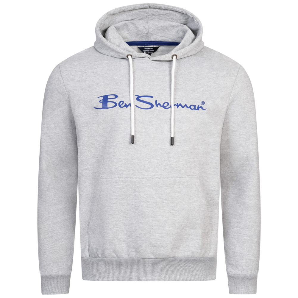 BEN SHERMAN Casual Men Hoody 0067810G GREY MARL SportSpar