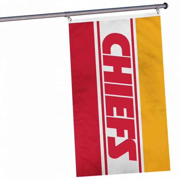 Chiefs de Kansas City NFL Drapeau horizontal pour supporters FLGNFHRZTLKC