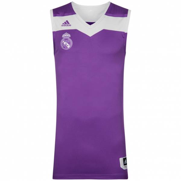 Adidas Real Madrid '22 Purple Training Jersey, Men's, Small