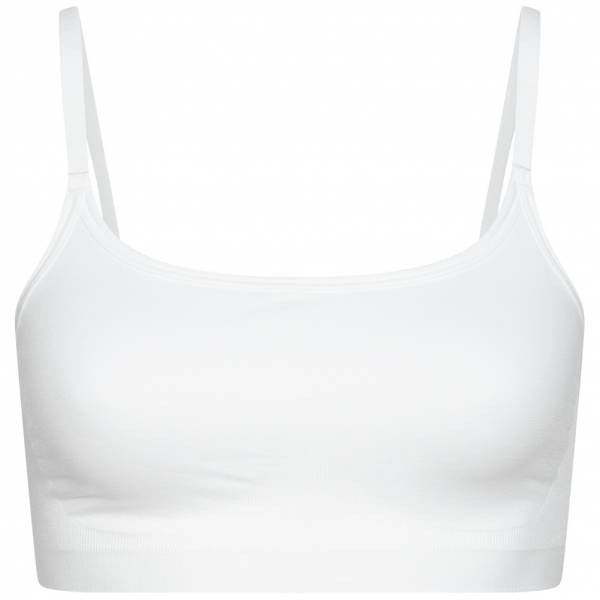 Image of Gymshark senza cuciture Bralette Collo alto Donna Reggiseno sportivo GLUW4532-WH