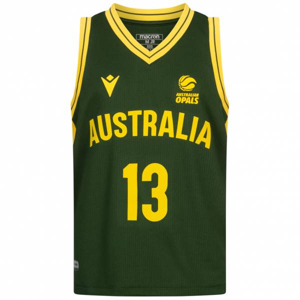 Image of Australia Pallone da basket macron #13 MAGBEGOR Bambini Maglia 58564662