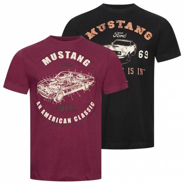 FORD MUSTANG Men T-shirt Pack of 2 POMPK223MUL