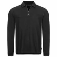TED BAKER Karpol Soft Touch Hombre Sudadera cuello vuelto 269623-NEGRO