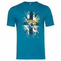 Jacksonville Jaguars NFL Fanatics Splatter Men T-shirt 1878TEAL95JJA