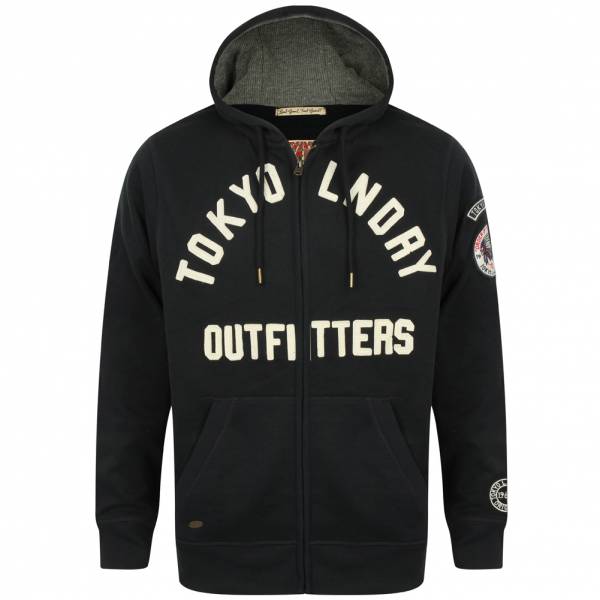Tokyo Laundry Mount Chippewa Full Zip Herren Hoody 1E9597 Dark Navy