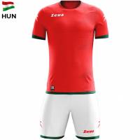 Zeus Mundial Teamwear Set Trikot mit Shorts rot weiß