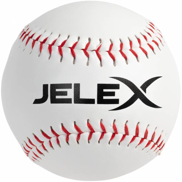 JELEX &quot;Homerun&quot; Balle de baseball 12&quot; avec noyau en liège blanc