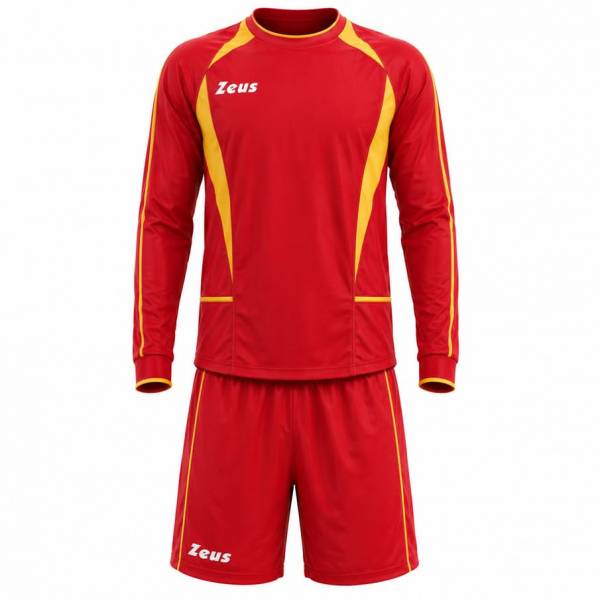 Zeus Kit Brazil Uomo Kit da calcio 2 pezzi rosso/giallo