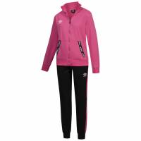 Umbro Premium Femmes Survêtement UOS32075S-Fucsia-Noir