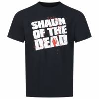 SHAUN DE LOS MUERTOS Logo Hombre Camiseta UNMTS066BLK