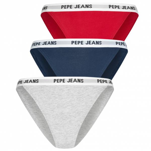 Pepe Jeans Brend Femmes Slip Lot de 3 U4_F5803_PEP-594