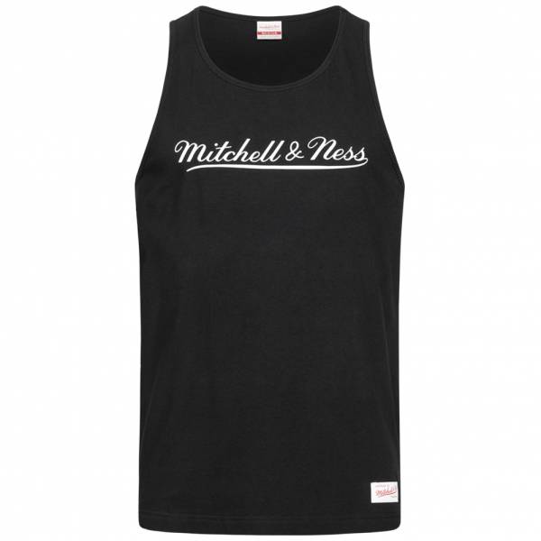 Mitchell & Ness Script Tank Hommes Haut sans manches TANKTEE-BLK
