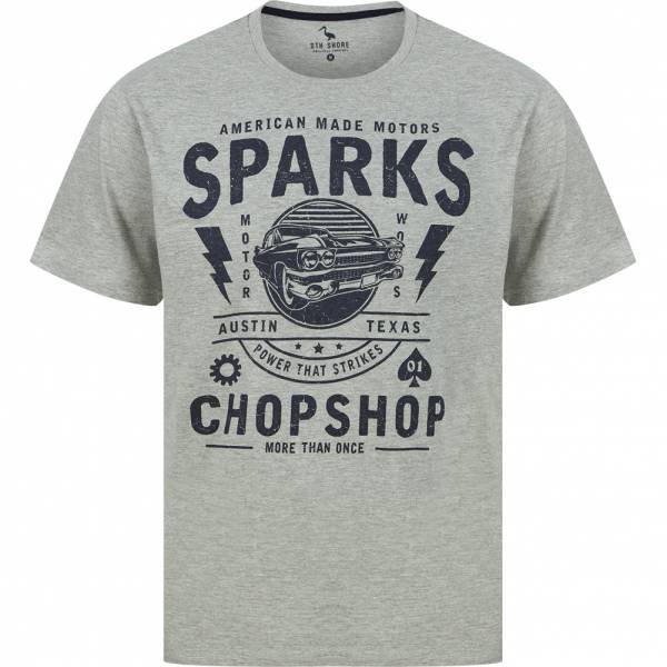 Sth. Shore Sparks Herren T-Shirt 1C18088 Light Grey Marl