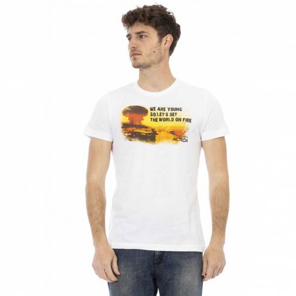 TRUSSARDI Action Men Young Fire T-shirt White 2AT02C001