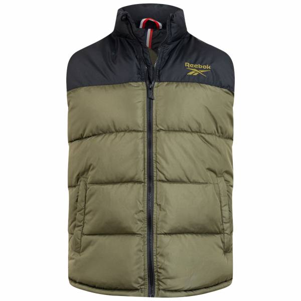 Reebok Puffer Uomo Smanicato RBO13490 Cargo Green