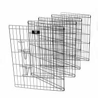 Vorschau: SPOCADO "United" Freilaufgehege 8 tlg. faltbar 76 × 61 cm schwarz Vorschau: SPOCADO "United" Freilaufgehege 8 tlg. faltbar 76 × 61 cm schwarz