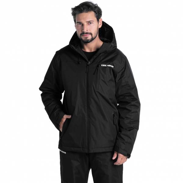 KIRKJUBØUR ® &quot;Skadi&quot; Hombre Chaqueta de esquí negro