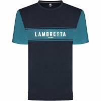 Lambretta Coral Hommes T-shirt SS9819-NVY/BLUCRL