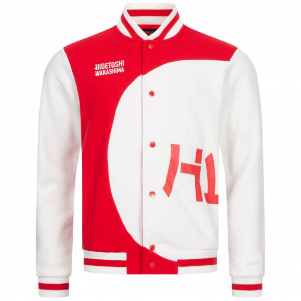 HIDETOSHI WAKASHIMA &quot;Asakusa&quot; Men Varsity Jacket red/white