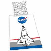 NASA Bettwäsche Set 135 x 200 cm + 80 x 80 cm Baumwolle 4006891966636