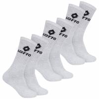 Lotto Sportsocken Unisex 3 Paar grau MSKZ10029-Grey