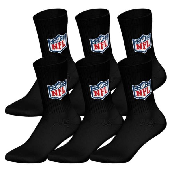 NFL Shield Unisex Equipo Calcetines 6 pares 22100004-1002