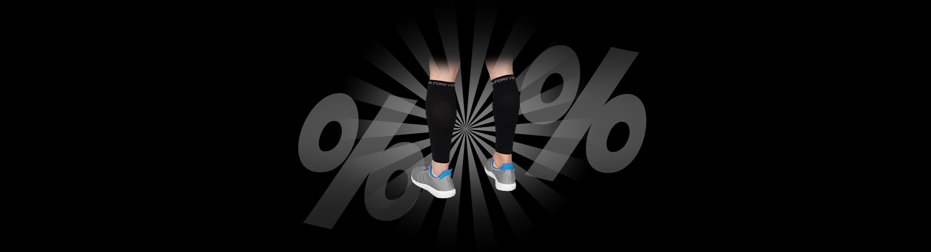 RUN FOREVER SPORTS Unisex Compression Stockings solo 1,11 €