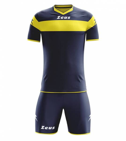 Zeus Kit Apollo Set da calcio + Shorts 2 pezzi blu/giallo