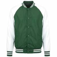 BRAVE SOUL® Bayblack Hombre Universidad Chaqueta bomber MJK-BAYGREEN-1